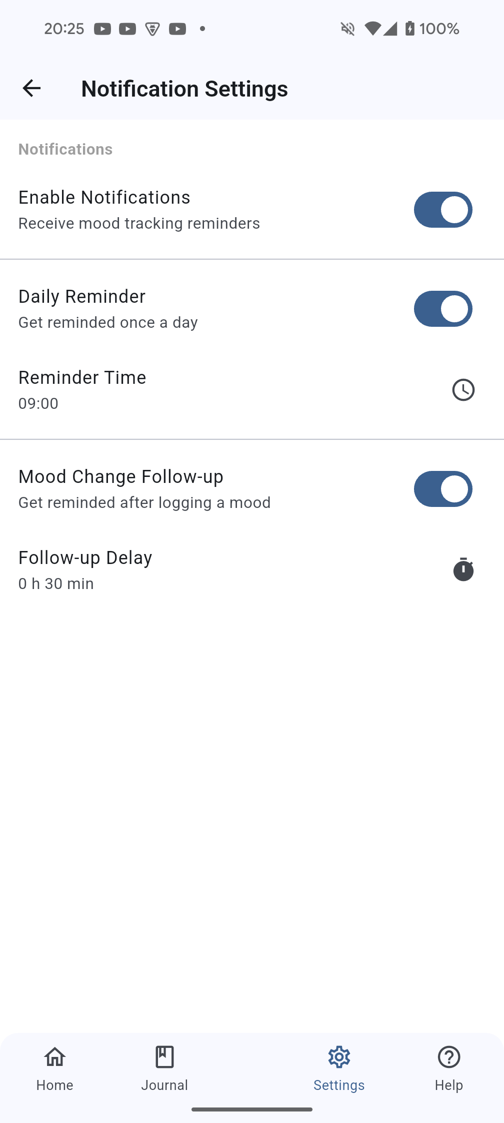 Moodaura backup and restore settings